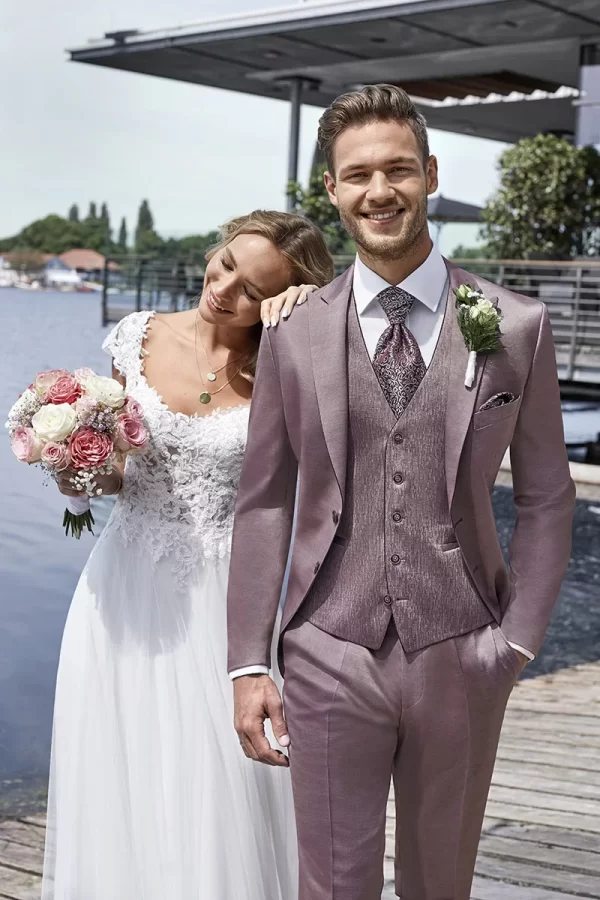 Costum de mire burgundy WILVORST