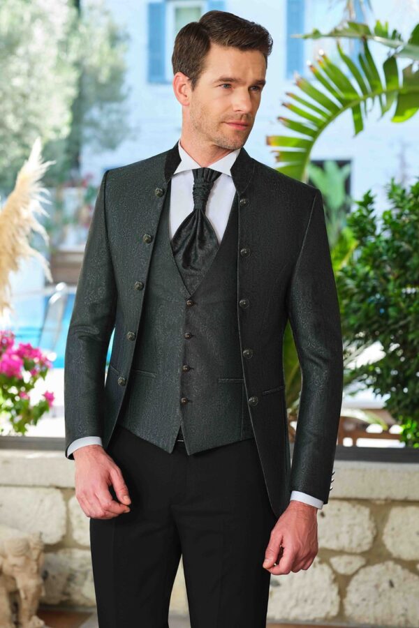 Manzetti costum de nuntă slim fit